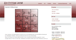 Desktop Screenshot of edv-jacob.com